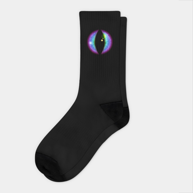 Multi-colored Dragon Eye Socks by HolidayBug