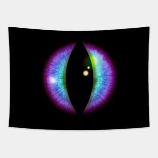 Multi-colored Dragon Eye Tapestry