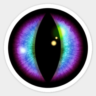 Multi-colored Dragon Eye Sticker