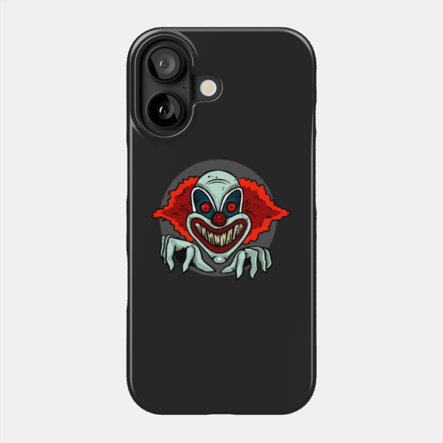 Scary Evil Clown Phone Case by HolidayBug