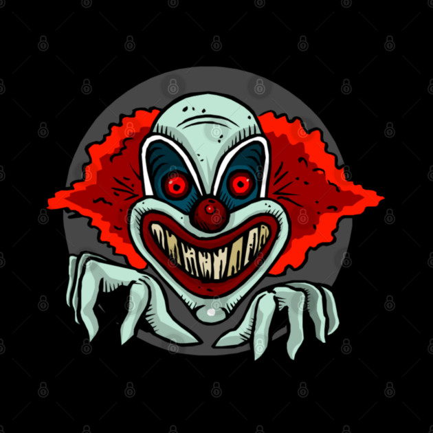 Scary Evil Clown by HolidayBug