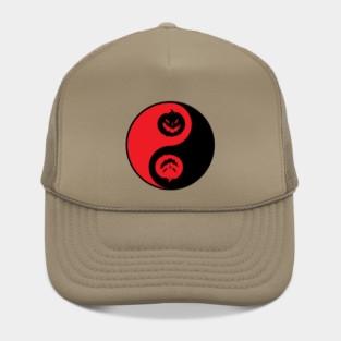Yin Yang Jack-o-lantern Pumpkins Hat