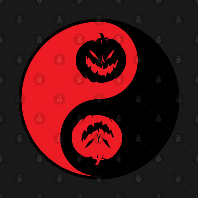 Yin Yang Jack-o-lantern Pumpkins by HolidayBug