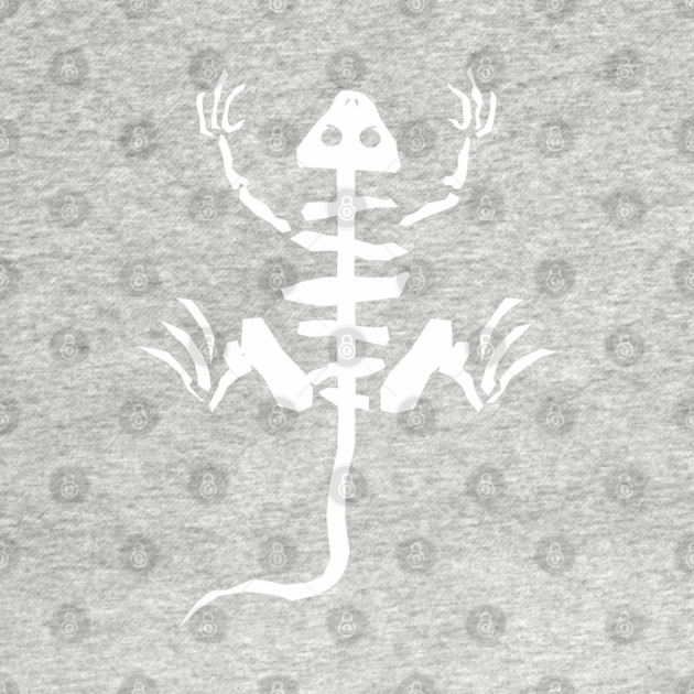 Cartoon Lizard Skeleton Bones by HolidayBug