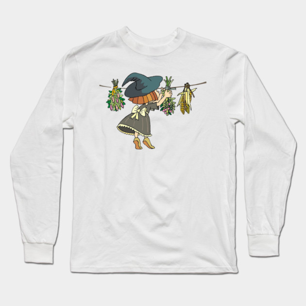 Kitchen Herbal Witch Long Sleeve T-Shirt by HolidayBug