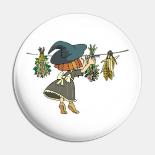 Kitchen Herbal Witch Pin