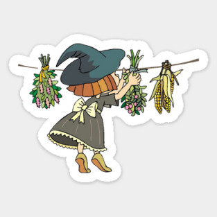 Kitchen Herbal Witch Sticker