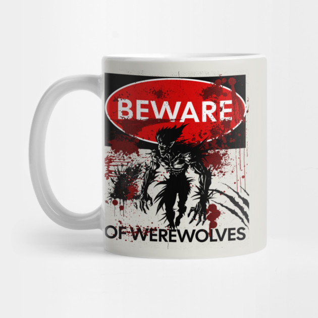 Beware of Werewolves sign by HolidayBug