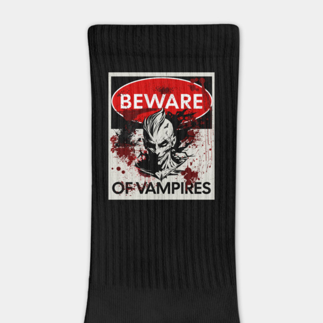 Beware of Vampires sign by HolidayBug
