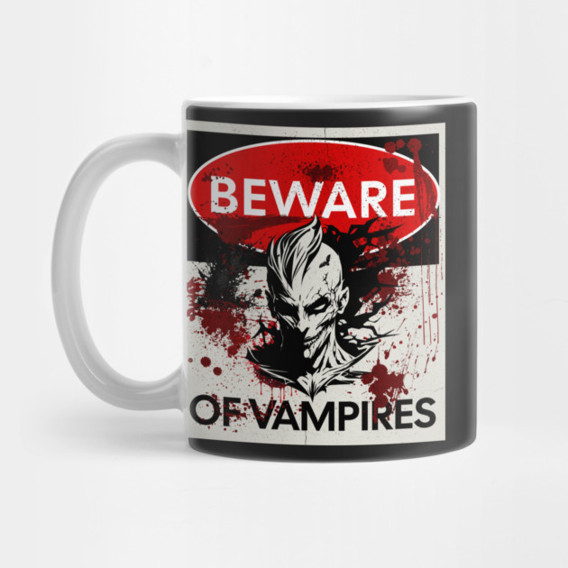 Beware of Vampires sign by HolidayBug