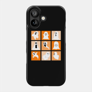 Cute Ghost Patchwork Phone Case