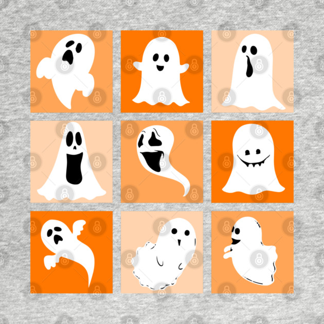 Cute Ghost Patchwork by HolidayBug