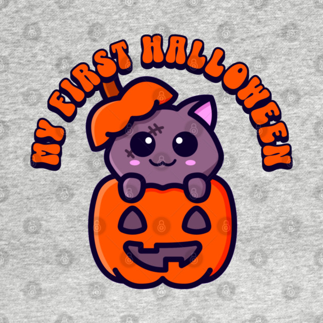 First Halloween Zombie Cat by HolidayBug