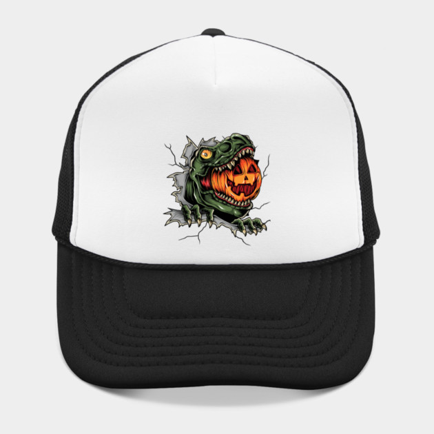 Dinosaur Eating Jack-o'-lantern by HolidayBug