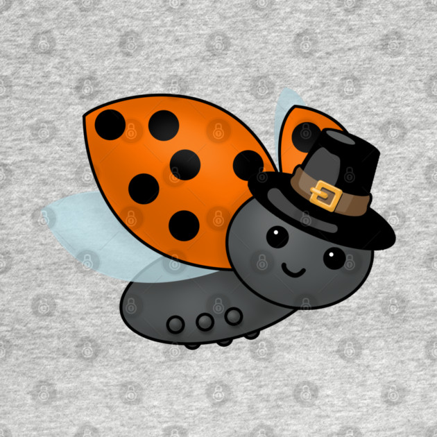 Thanksgiving Ladybug Pilgrim by HolidayBug