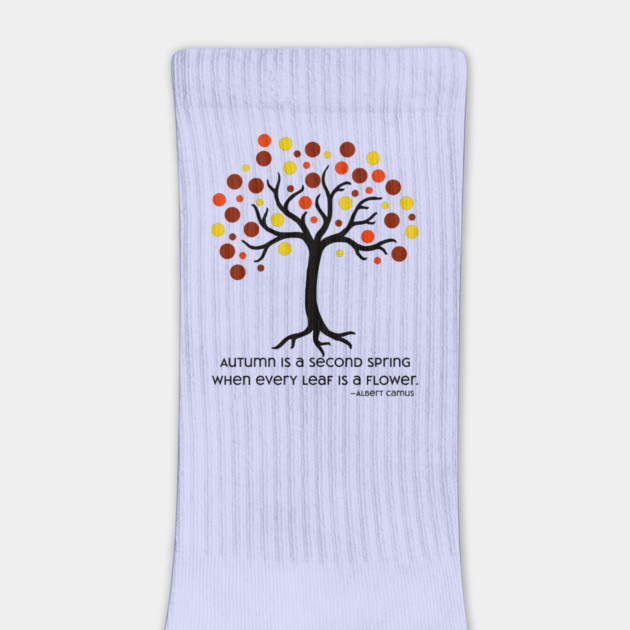 Stylized Autumn Tree; Autumn is a Second Spring by HolidayBug