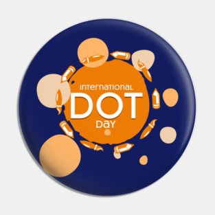 International Dot Day Orange Pencils Pin