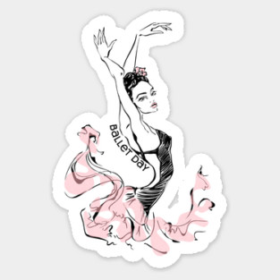 Ballet Day, ballerina Sticker