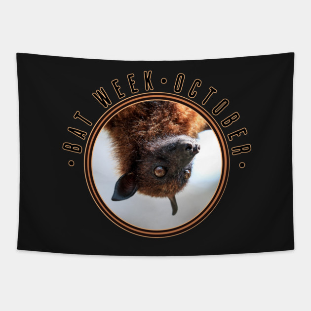 Bat Week, flying fox Tapestry by HolidayBug