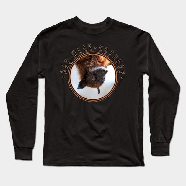 Bat Week, flying fox Long Sleeve T-Shirt by HolidayBug