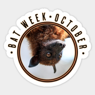 Bat Week, flying fox Sticker