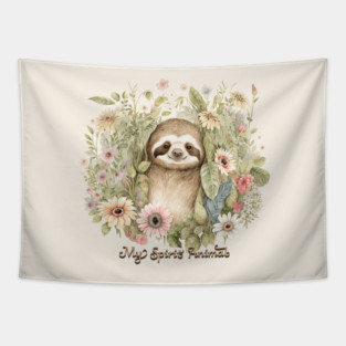 Sloth is My Spirit Animal Tapestry