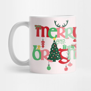 Merry and Bright Christmas Mug