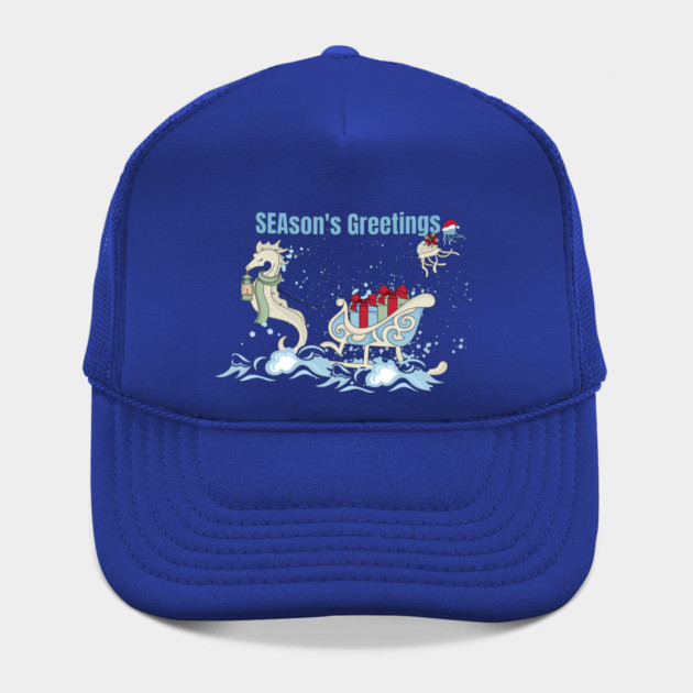 Seahorse Underwater Christmas by HolidayBug