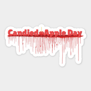 Candied Apple Day Sticker
