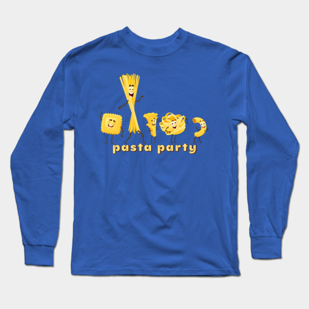 Pasta Party Long Sleeve T-Shirt by HolidayBug