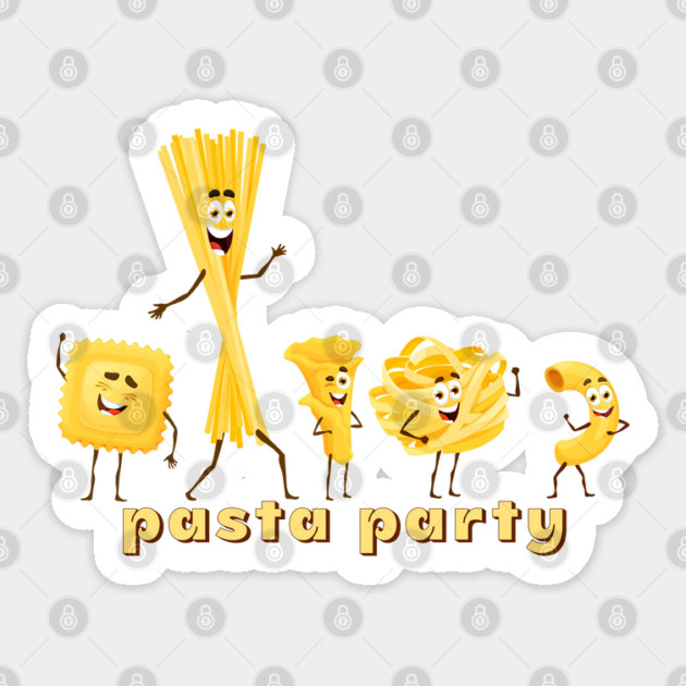 Pasta Party Sticker by HolidayBug