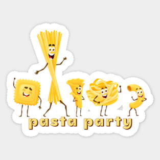 Pasta Party Sticker