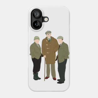Compo, Clegg and Foggy, Last of the Summer Wine Phone Case