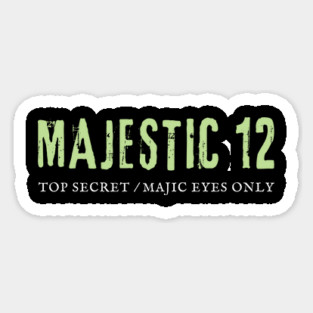 Majestic 12 UFO Alien Investigation Magnet