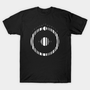 Dr Manhattan Bar Code (WHITE) T-Shirt