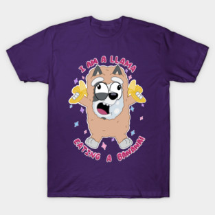 I am a llama eating a banana! T-Shirt