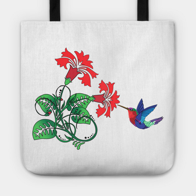 Hummingbird Tote by DickinsonDesign