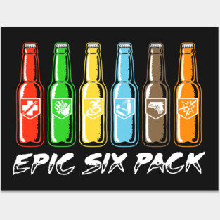 EPIC SIX PACK Posters and Art