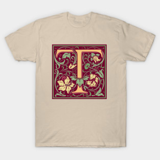 William Morris Vintage Letter T T-Shirt
