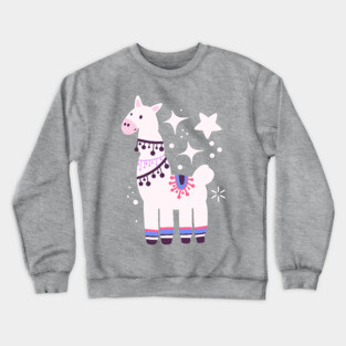 llama Crewneck Sweatshirt