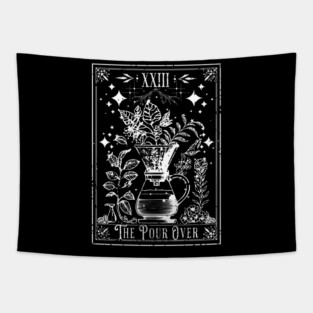 The Pour Over Coffee Tarot Card Tapestry