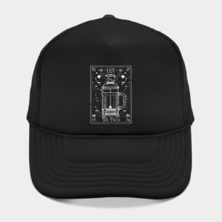 The French Press Coffee Tarot Card Hat