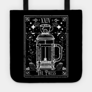 The French Press Coffee Tarot Card Tote