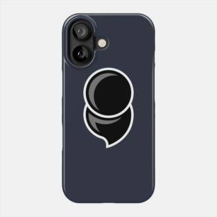 Mental Illness Semicolon BLACK Phone Case