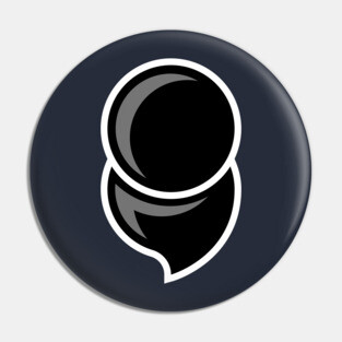 Mental Illness Semicolon BLACK Pin