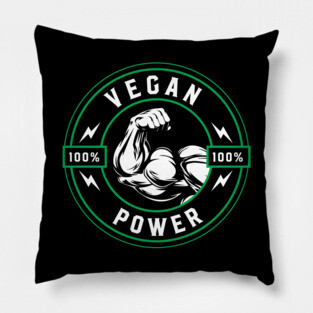 vegan power Pillow
