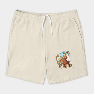 Van Gogh Triple Self Portrait Shorts