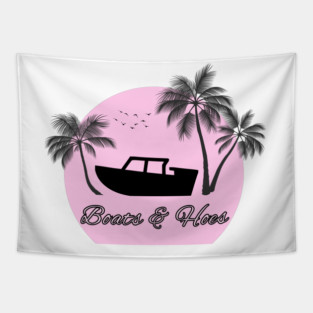 Boats and Hoes 3 Tapestry