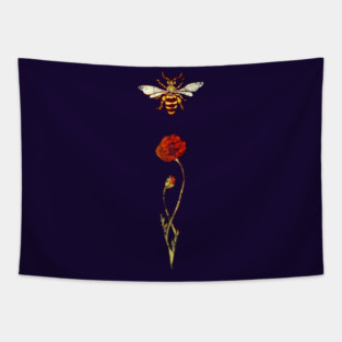 Vintage Bee Tapestry