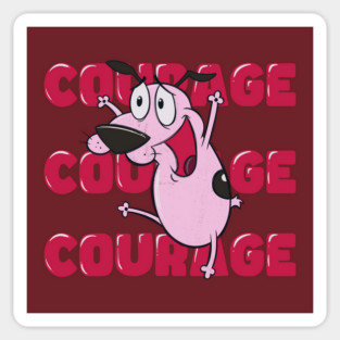 Courage Sticker